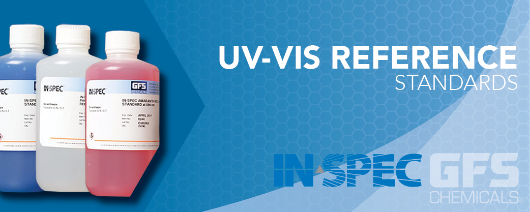 UV-Vis Reference Standards banner